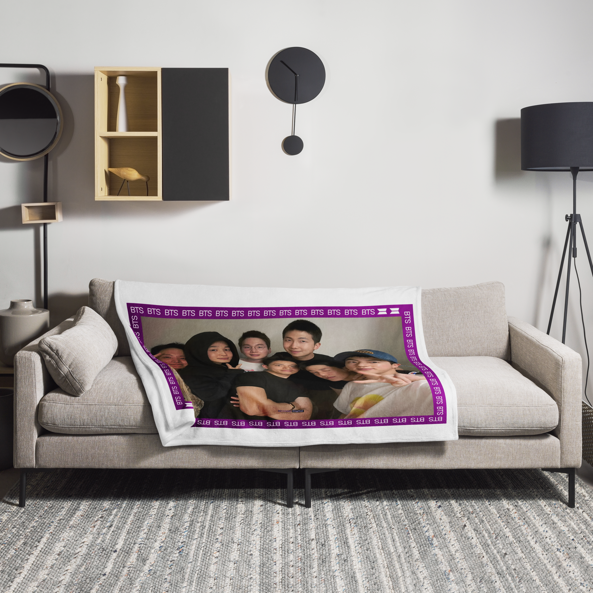 BTS Throw Blanket