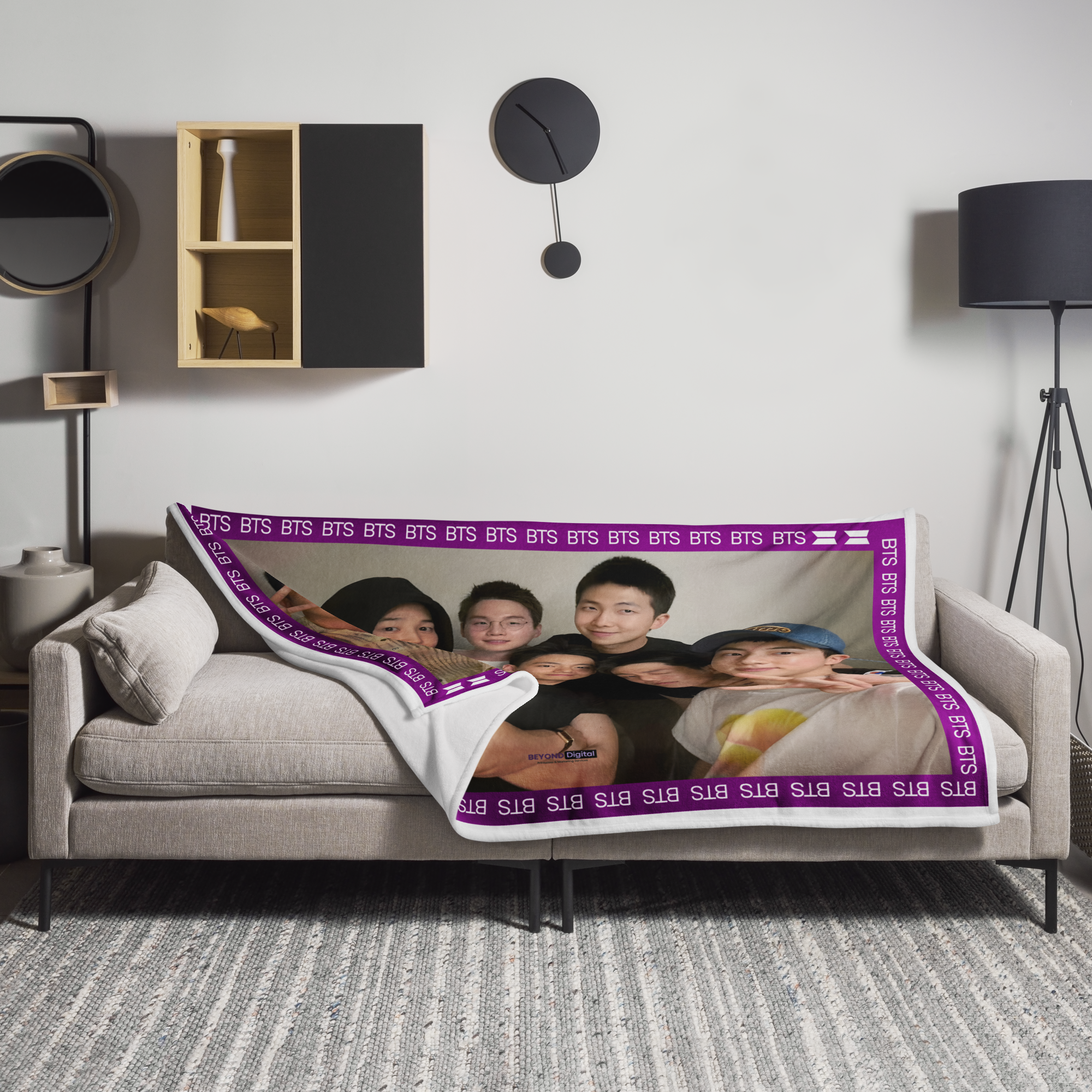BTS Throw Blanket