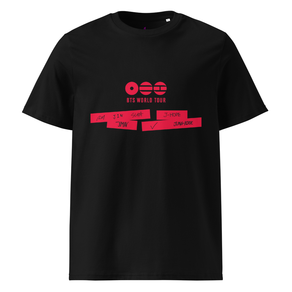 Arirang 2026 World Tour Unisex Organic Cotton T-Shirt (BTS Logo)
