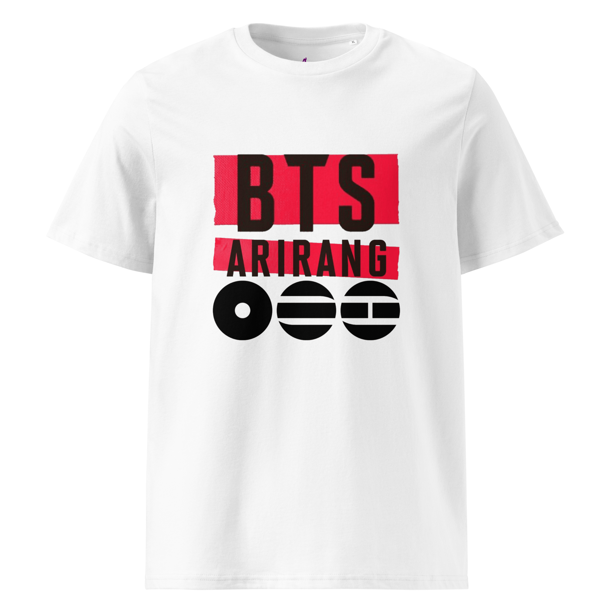 Arirang 2026 World Tour Unisex Organic Cotton T-Shirt (BTS Arirang Logo)