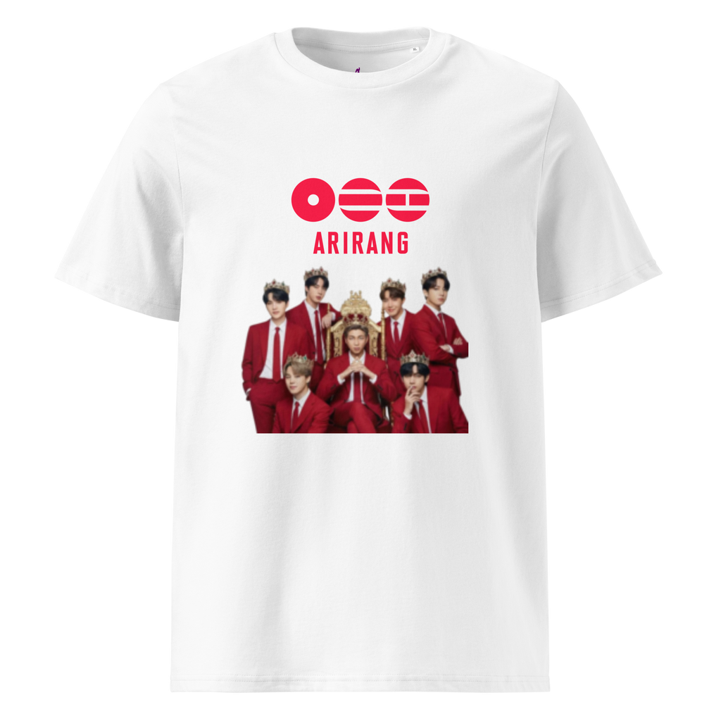 Arirang 2026 World Tour Unisex Organic Cotton T-Shirt (Members Photoshoot)