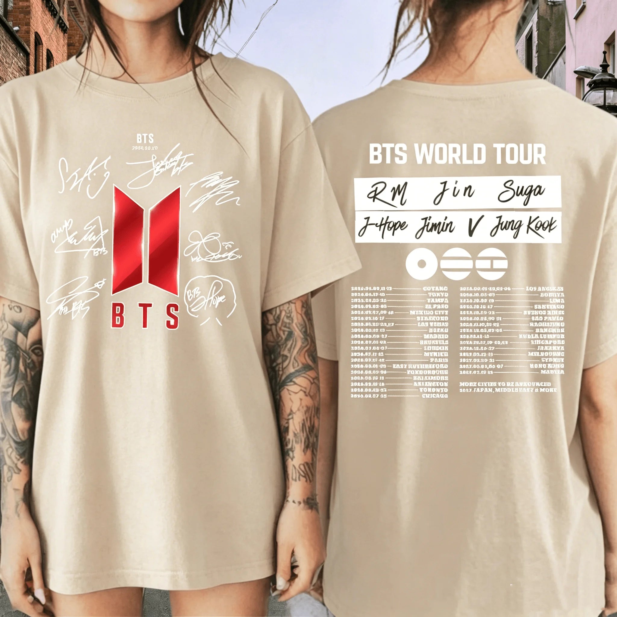 2026 Summer BTS Arirang World Tour Graphic Shirt - Unisex